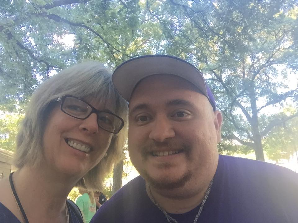 Eric with Alicia Fernandez