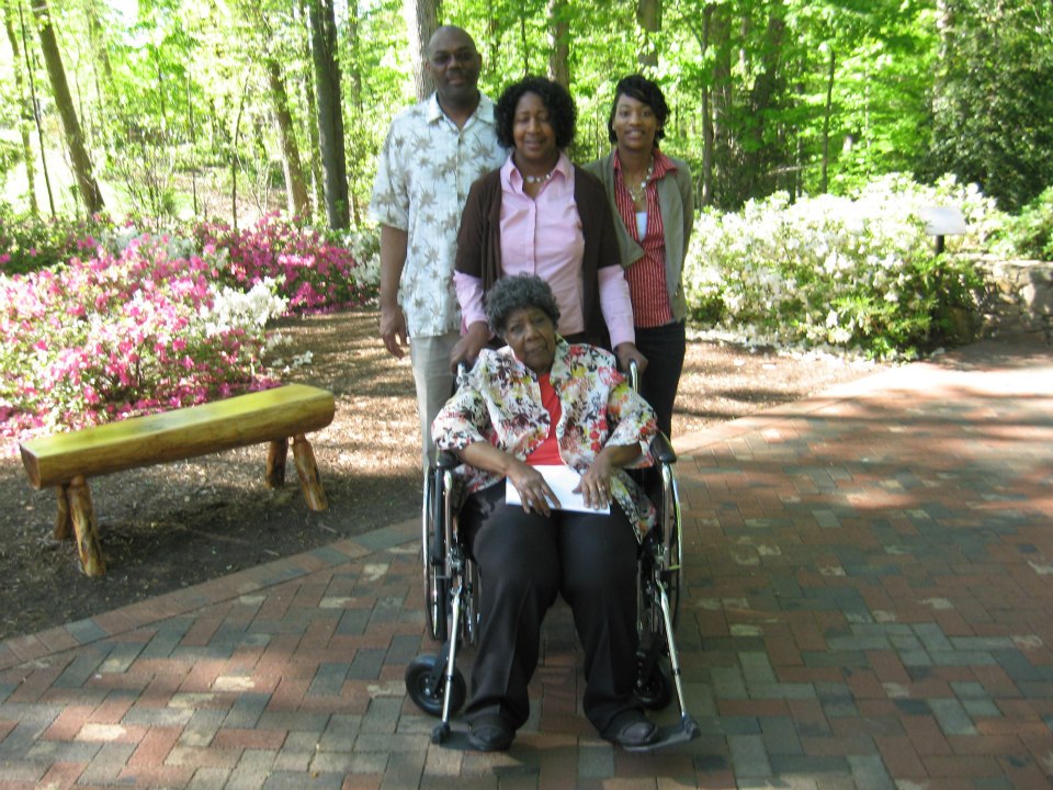 With Sheila_s mom, an RN