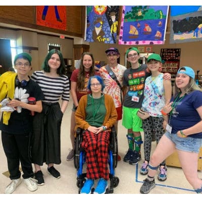 Kids with pain and families attend 2019 summer camp