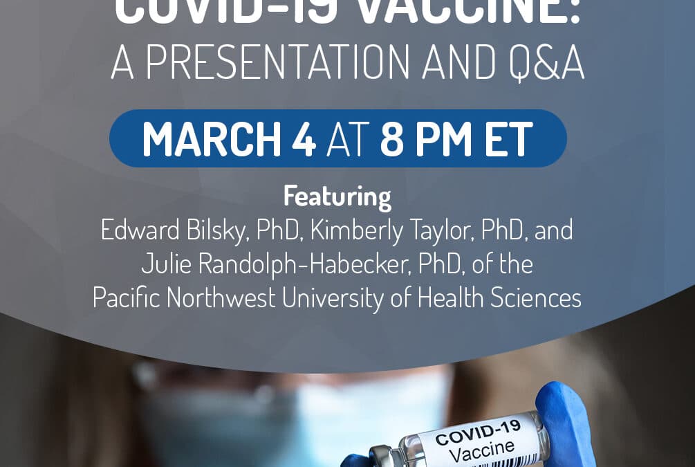 Join our next webinar: Understanding the COVID-19 vaccine