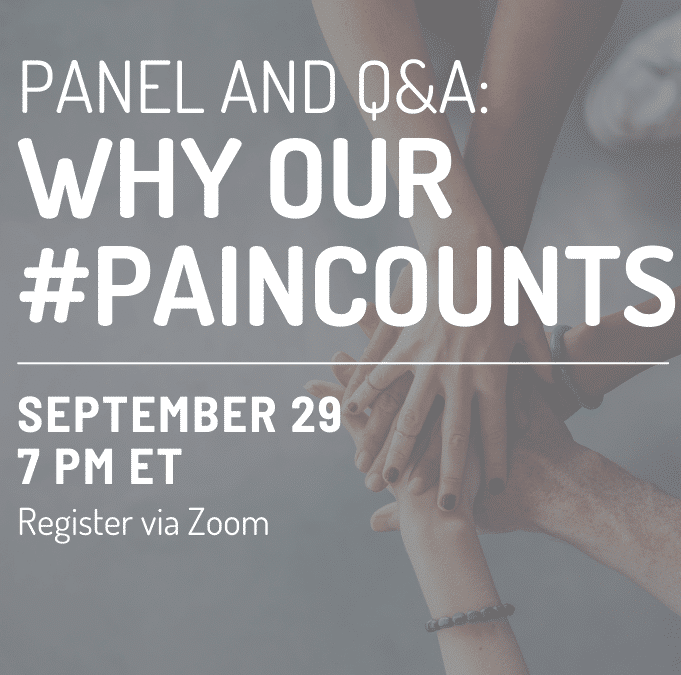 EVENT: Why Our #PainCounts