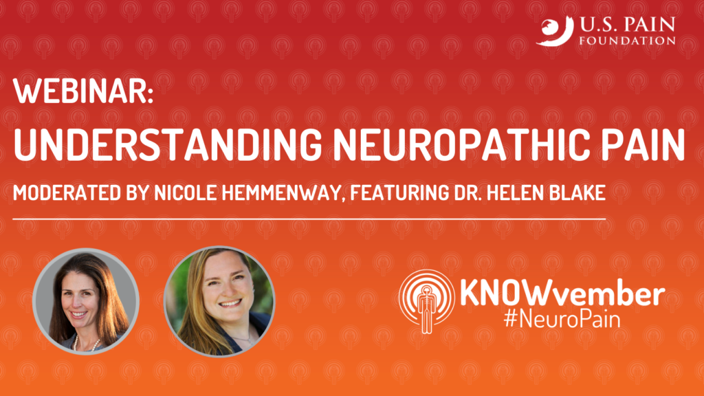 graphic for webinar, "Understanding Neuropathic Pain"