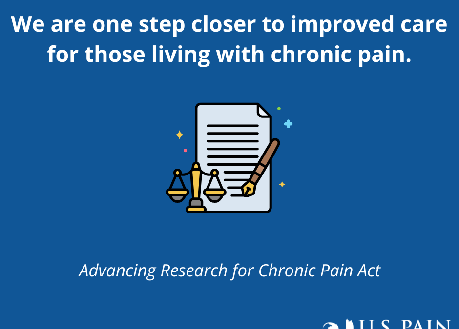 Advancing Research for Chronic Pain Act Introduced in House