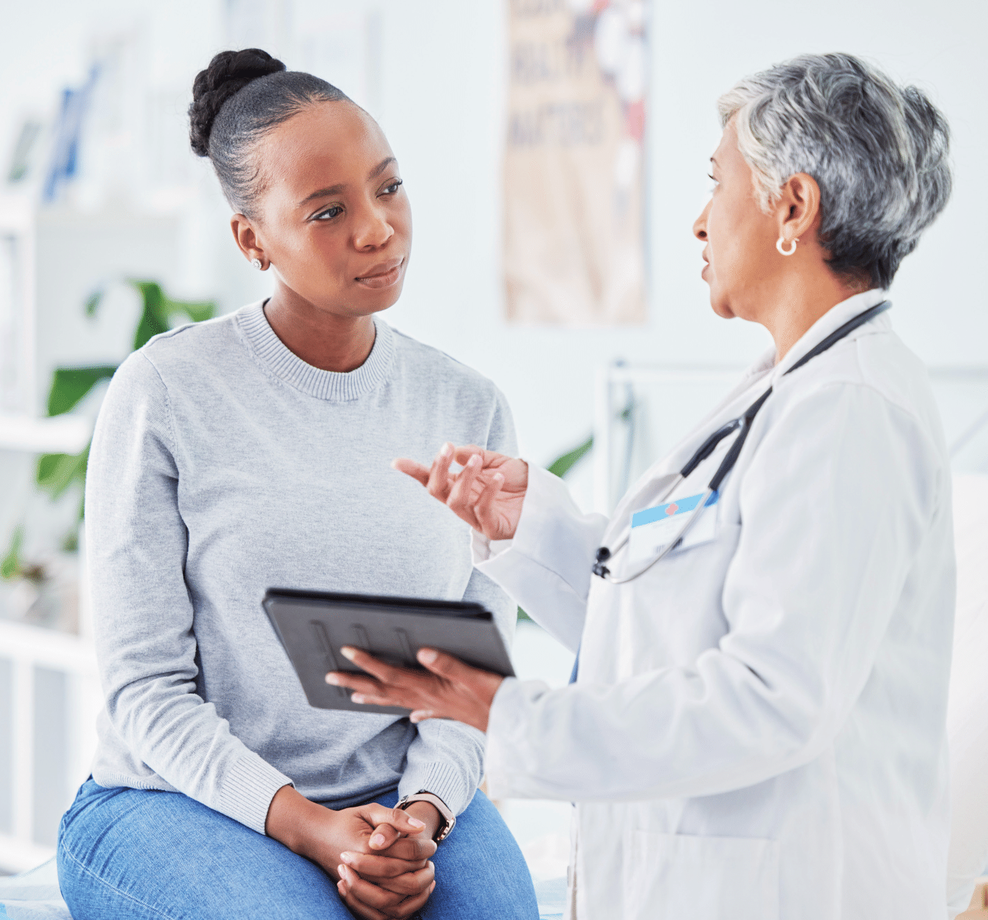 Discussing symptoms