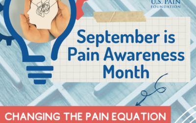 #SolvePainTogether Pain Awareness Month Initiative Explores Full Experience of Chronic Pain